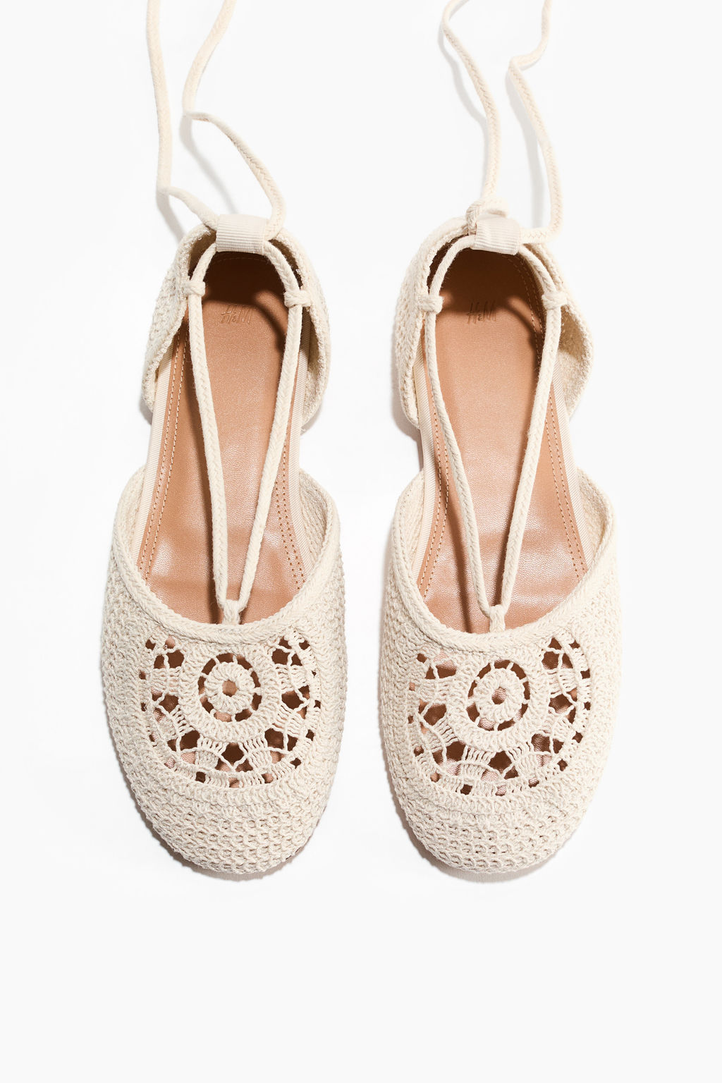 Bailarinas efecto crochet - H&m фото 3