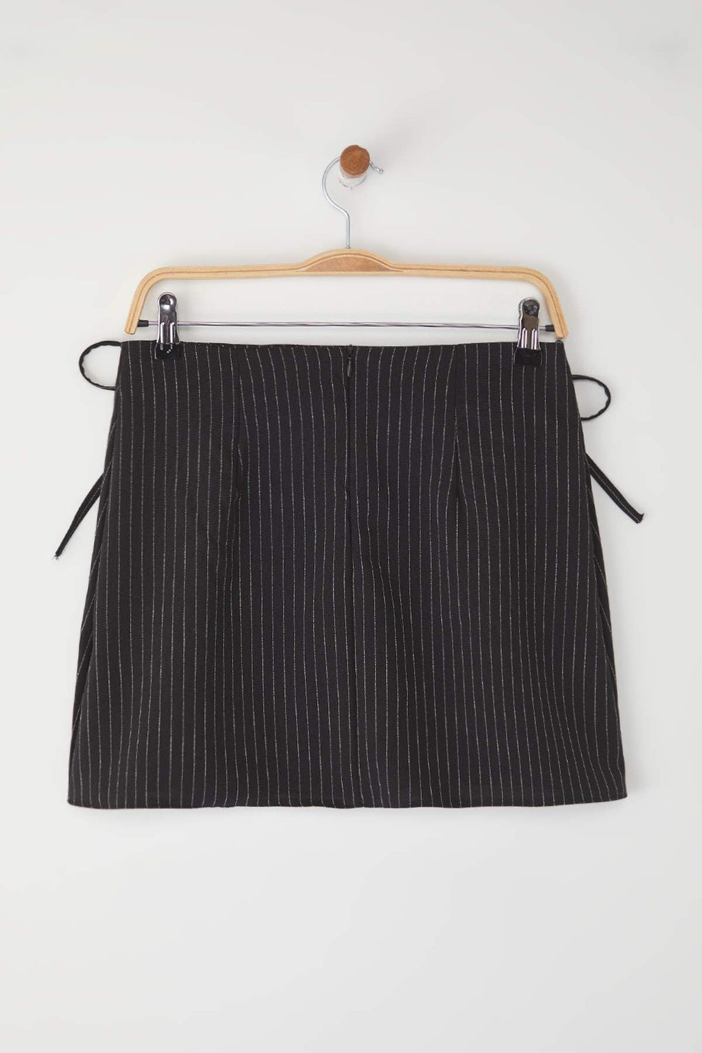 Trendyolmilla Koyu Antrasit Plise ve Kurdele Detayl? Mini Boy Dokuma Etek TEDAW25ET00012  фото 3