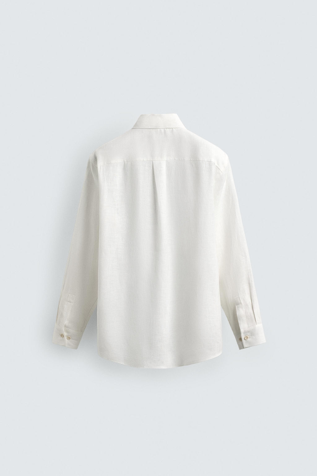 CAMISA REGULAR FIT 100% LINO / Blanco - Zara фото 9