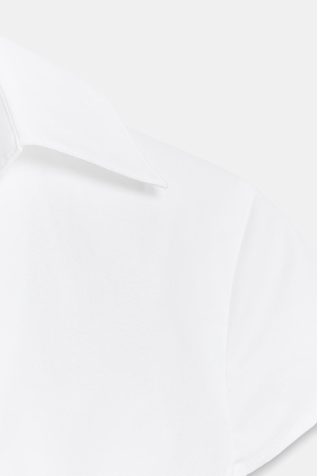 TOP POPEL?N CORSETERO LUNARES / Blanco - Zara фото 3