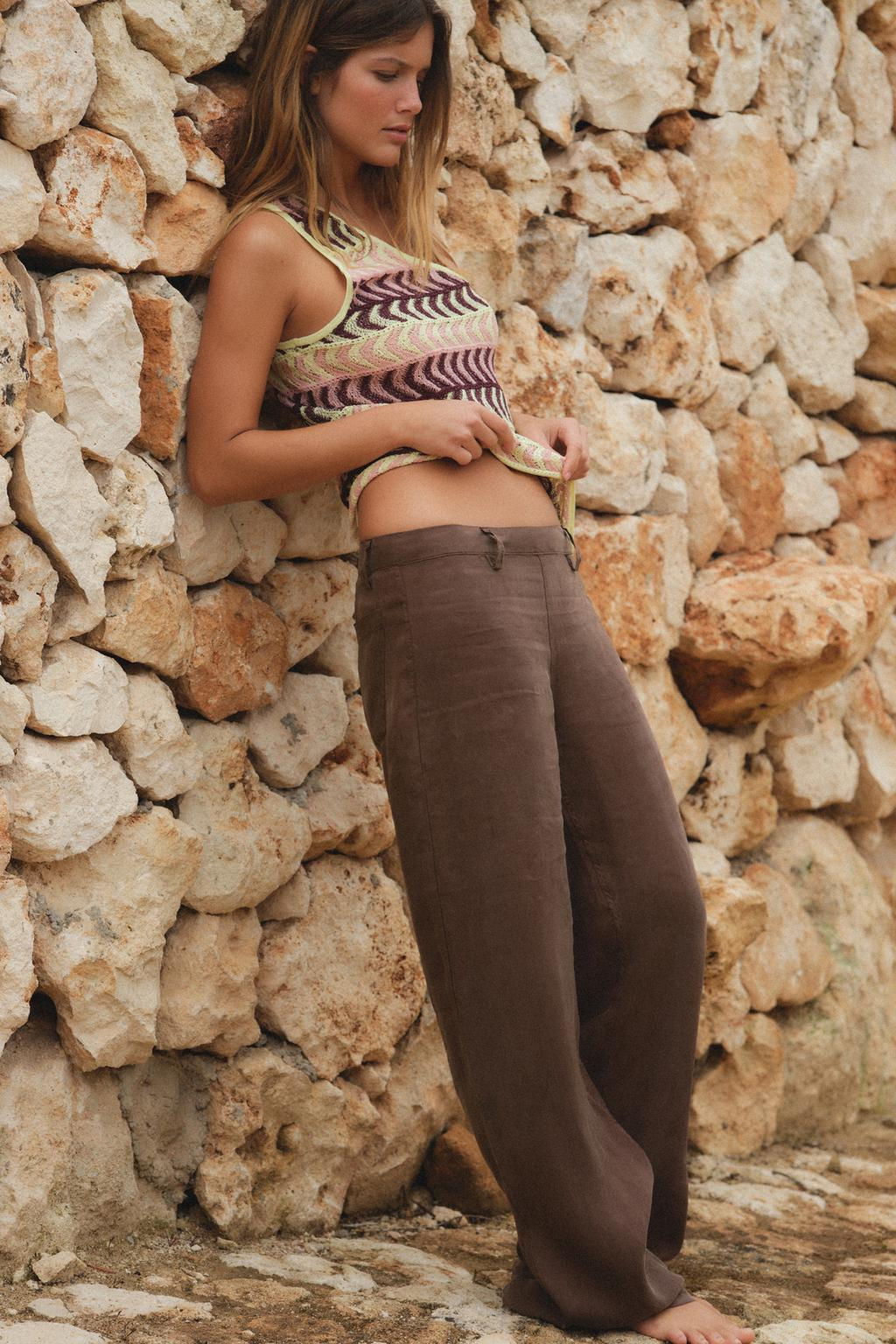 ASYMMETRIC STRUCTURED KNIT TOP - Zara фото 3