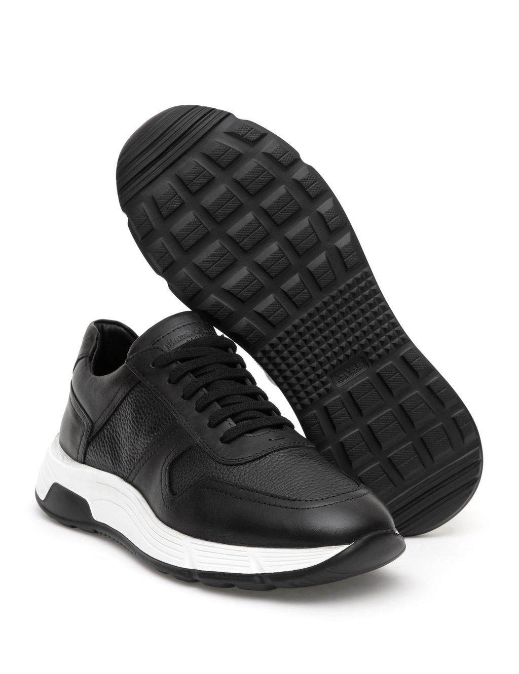 Siyah %100 Deri Sneaker