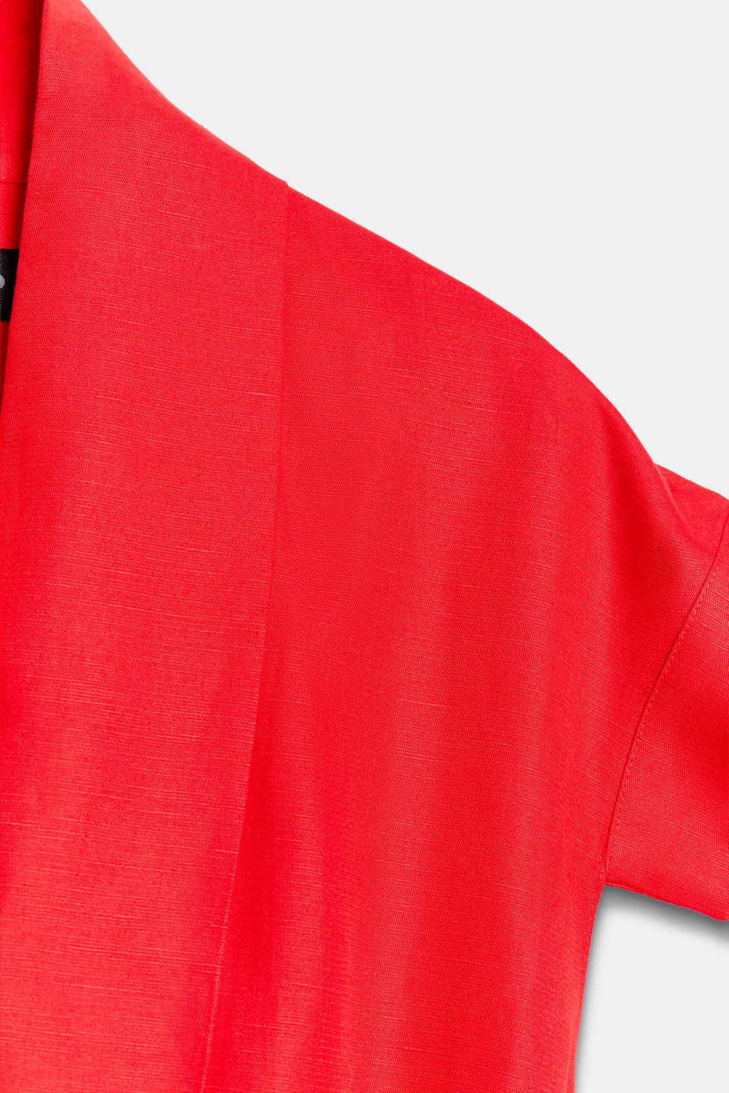 VESTIDO MIDI CON LINO ZW COLLECTION / Rojo - Zara фото 8