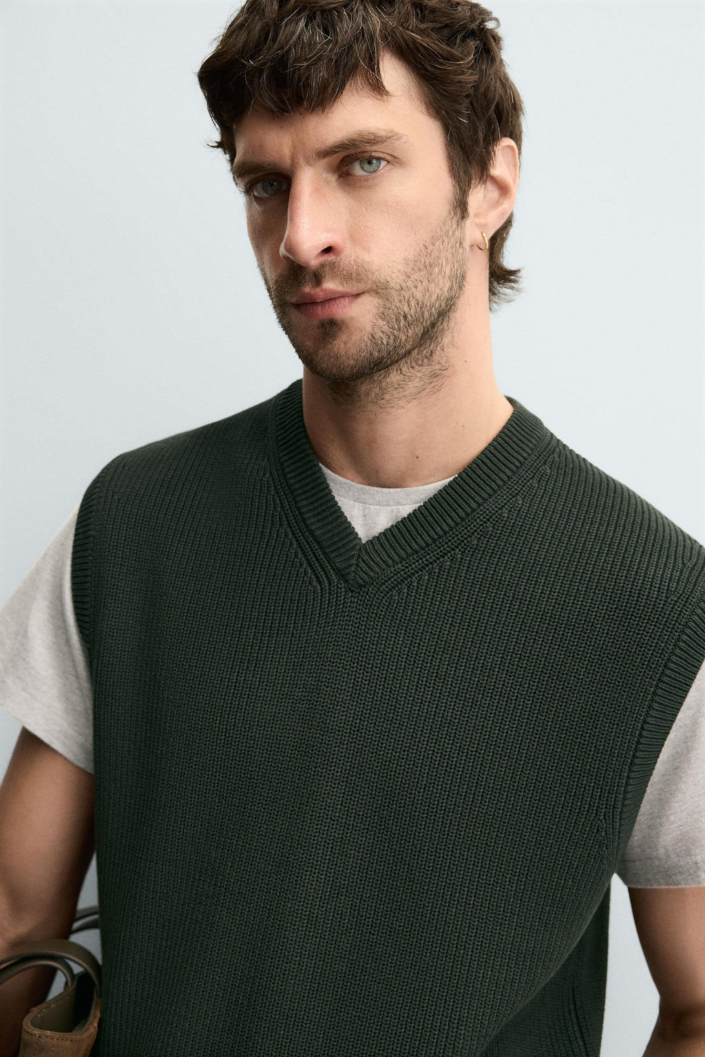 PURL KNIT VEST - Zara фото 6