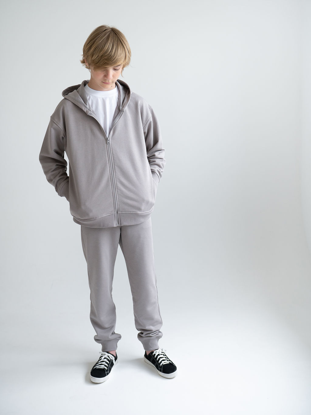 Джоггеры трикотажные 3х нитка петельный - Lesi kids фото 29