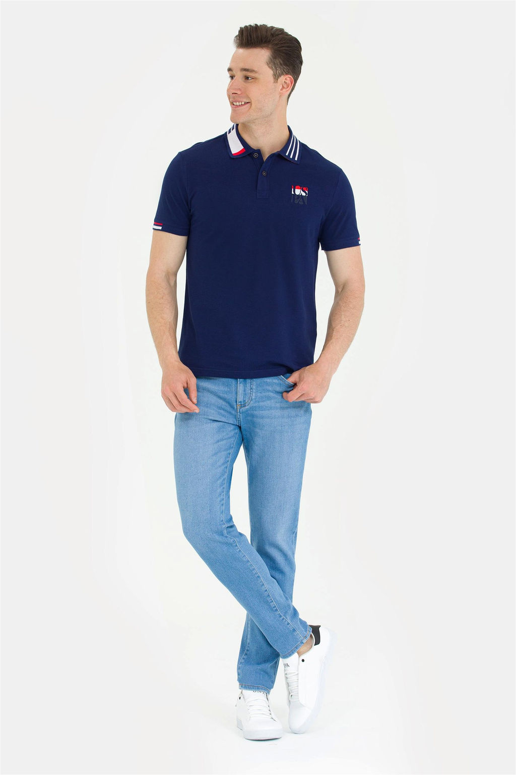 Мужская темно-синяя футболка - U.s. polo assn фото 11