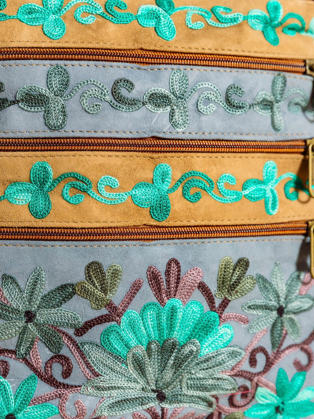 Сумка замшевая в ассортименте через плечо1107/69 - Ганг фото 2