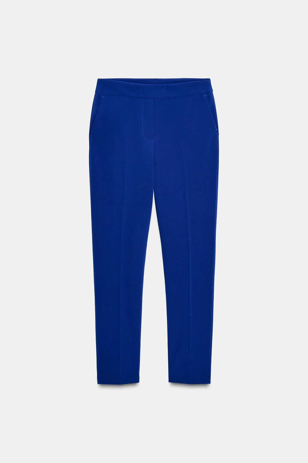 HIGH-WAIST SLIM-FIT TROUSERS - Zara фото 5