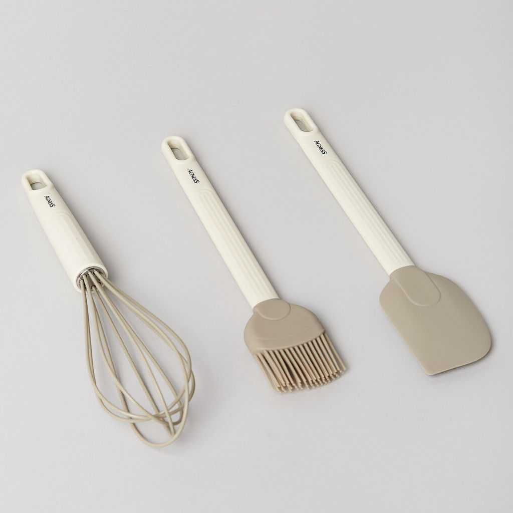 НАБОР: ВЕНЧИК, ЛОПАТКА, КИСТОЧКА AGNESS, 3 ПРЕДМЕТА  фото 3