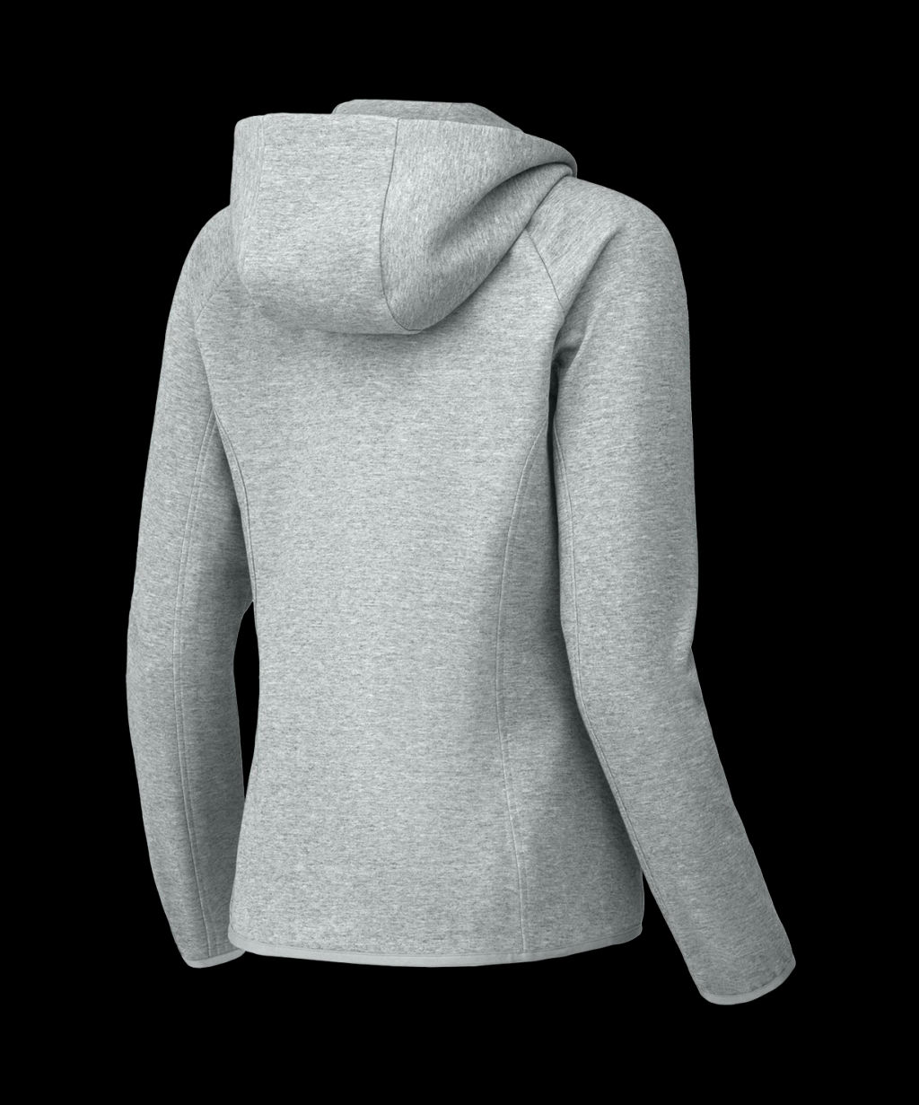 Худи на молнии женское JOGEL ESSENTIAL Athlete Hooded FZ Jacket W, серый  фото 3