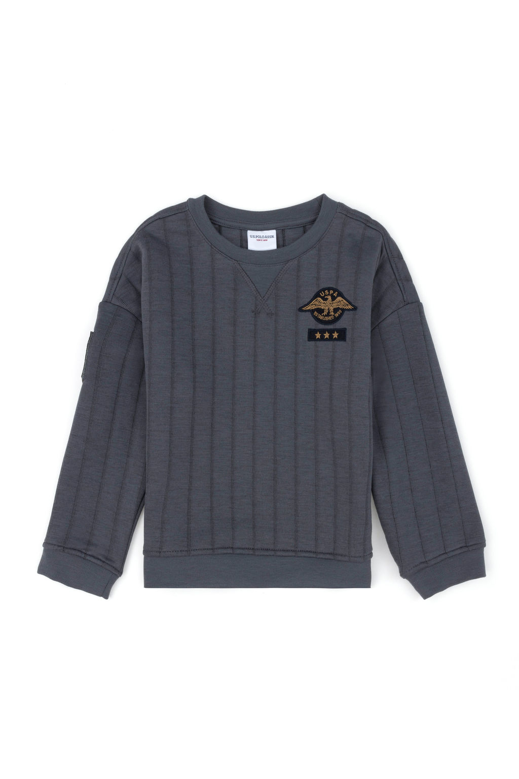 U. S. Polo Assn / Толстовка для мальчика антрацитового цвета - U.s. polo assn фото 9