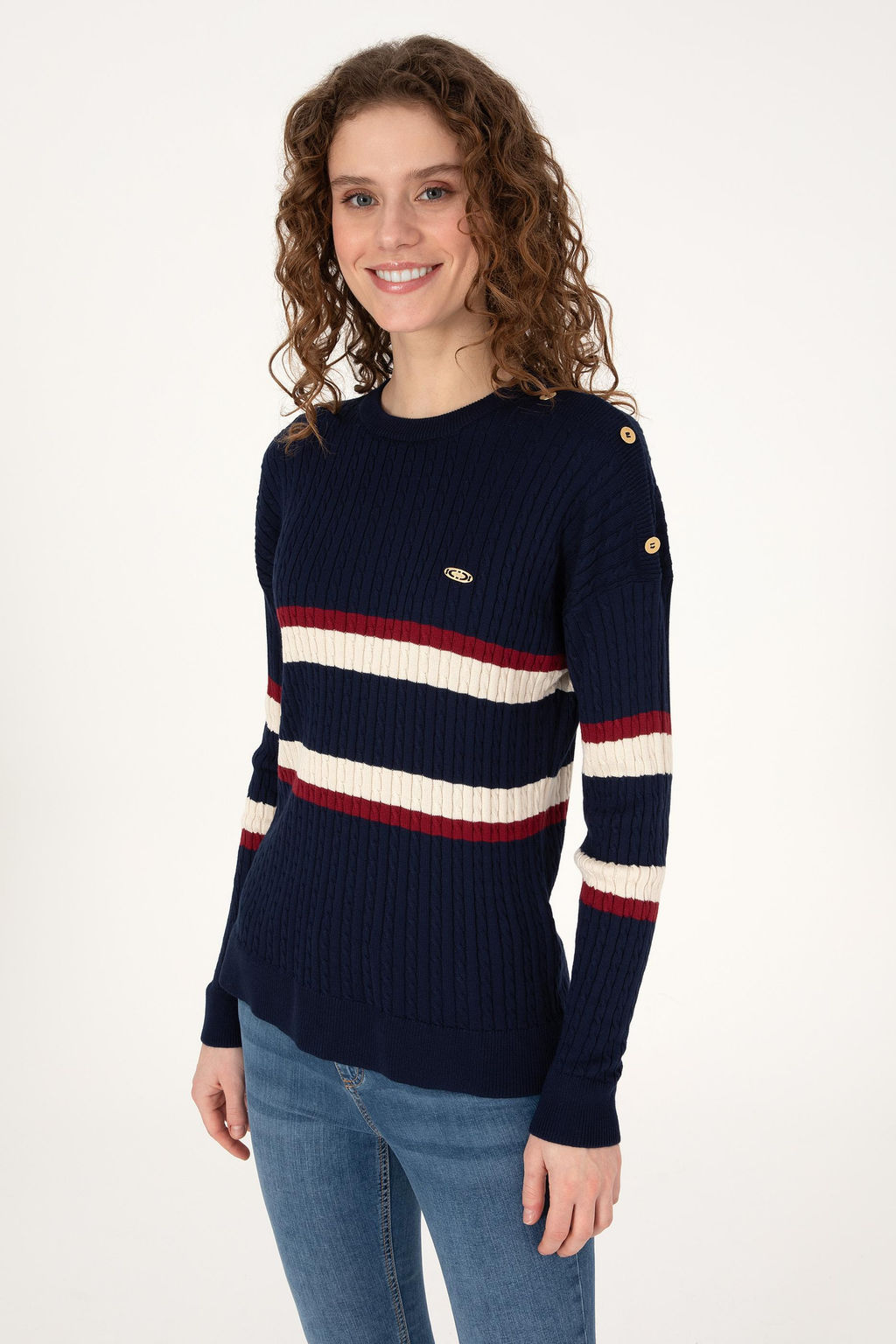 Kad_n Lacivert Kazak - U.s. polo assn фото 3