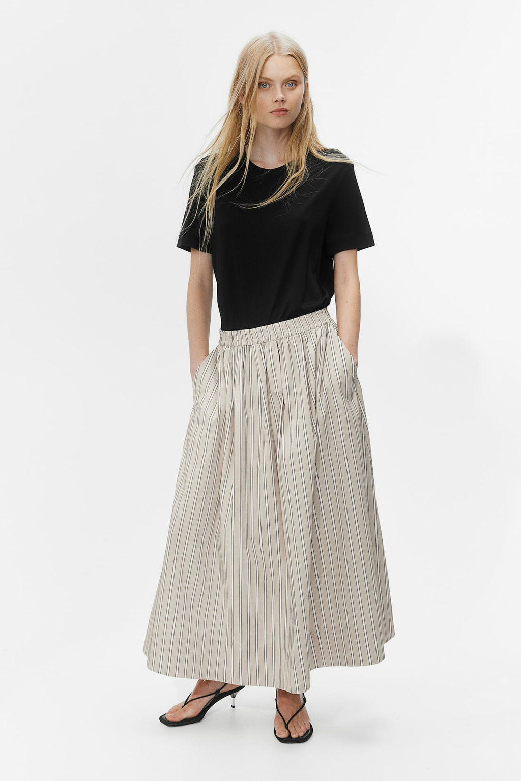 Falda evase en popelina - H&m фото 2