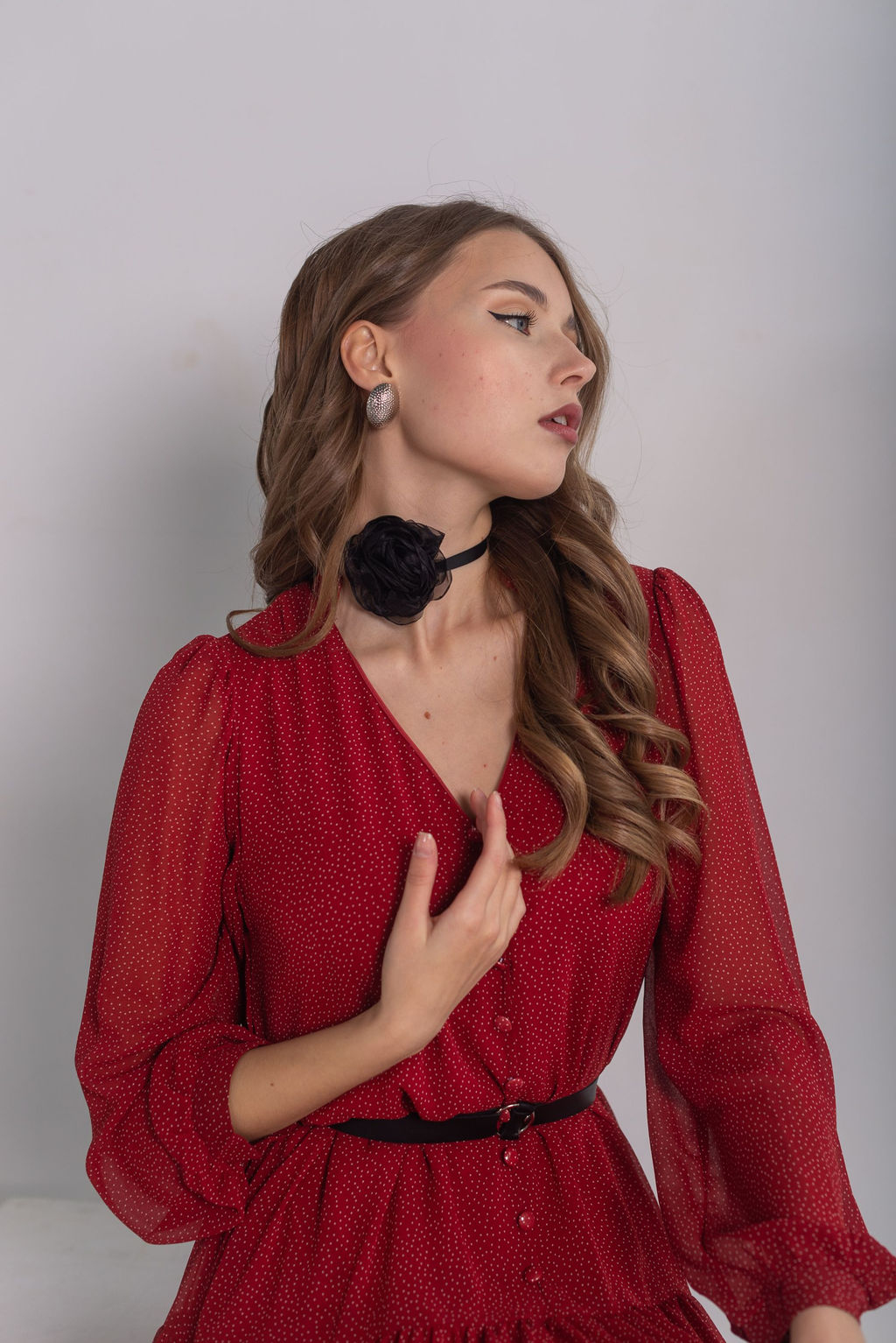 Платье Трэвис (рубиновый) - Nadi bordo фото 11