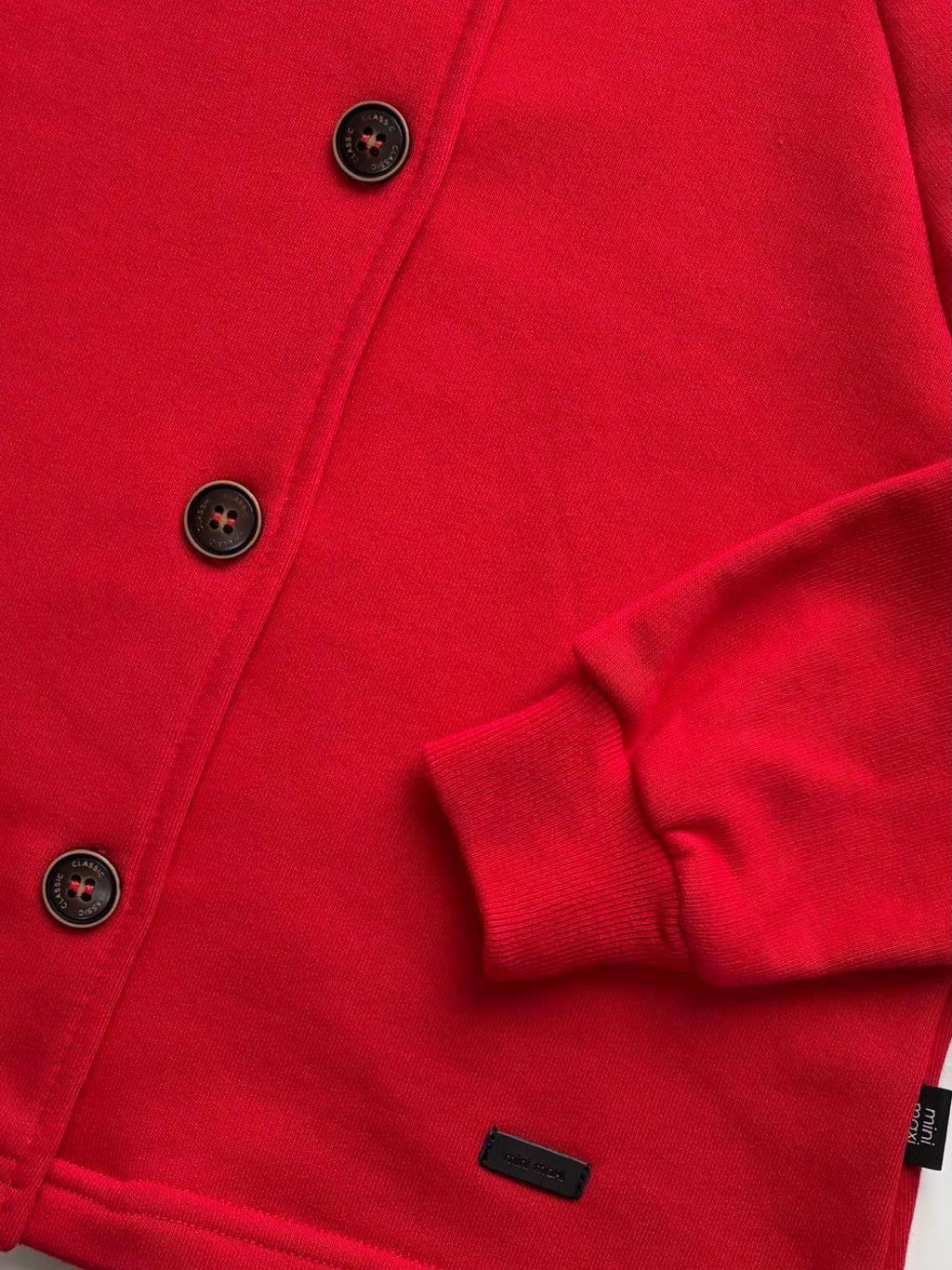 Толстовка на пуговицах 22-0235 черный - Mini maxi фото 15