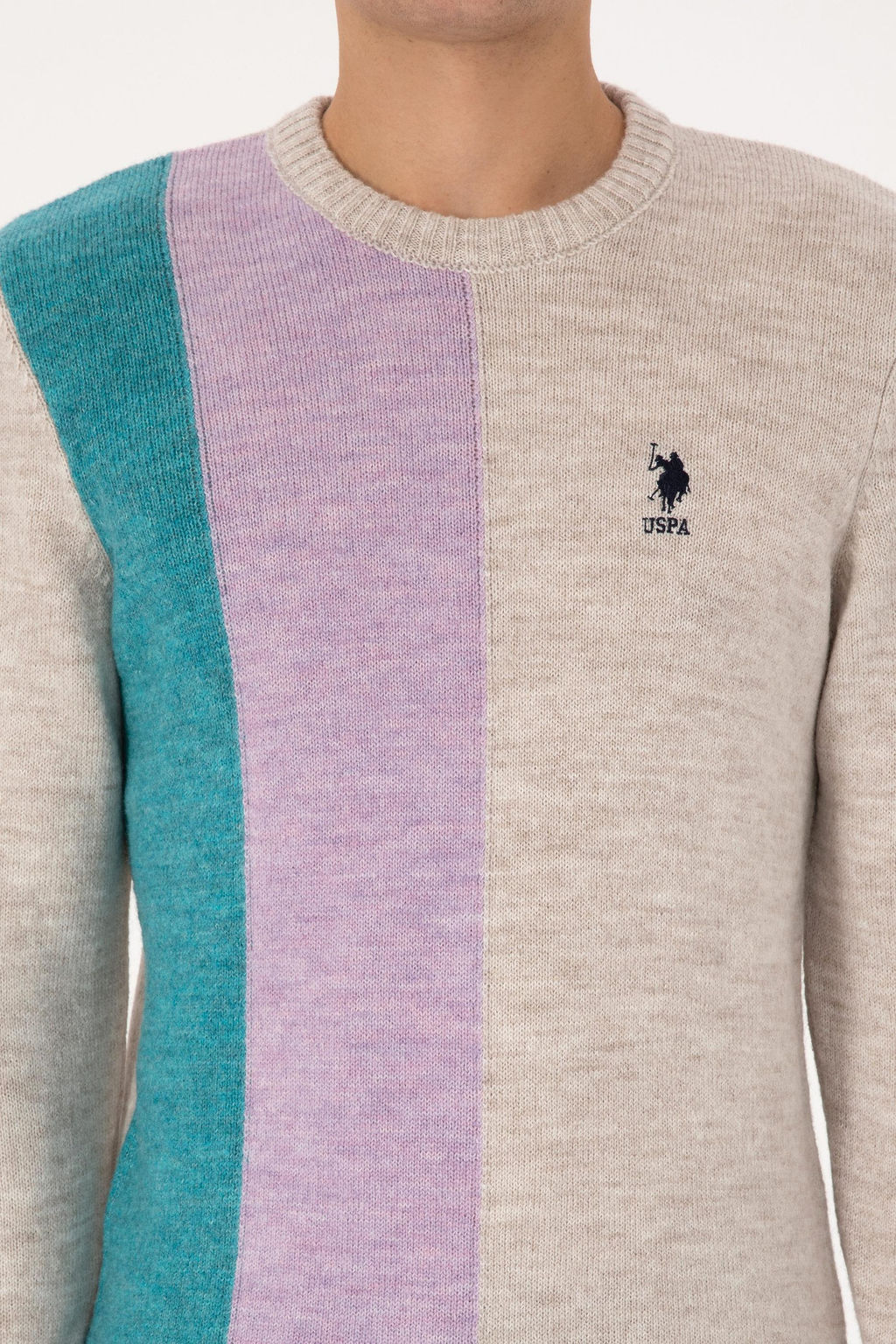 Erkek Regular Fit Bisiklet Yaka Ta_ Kazak - U.s. polo assn фото 6