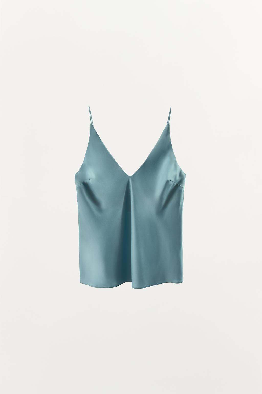 STRAPPY SATIN TOP - Zara фото 9