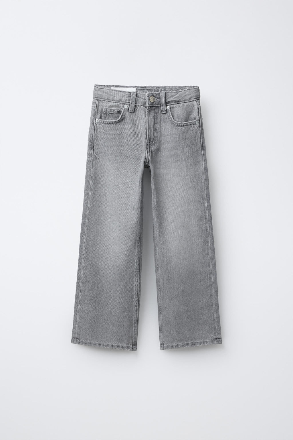 WIDE-LEG JEANS WITH ANIMAL PRINT STAR PATCHES - Zara фото 5