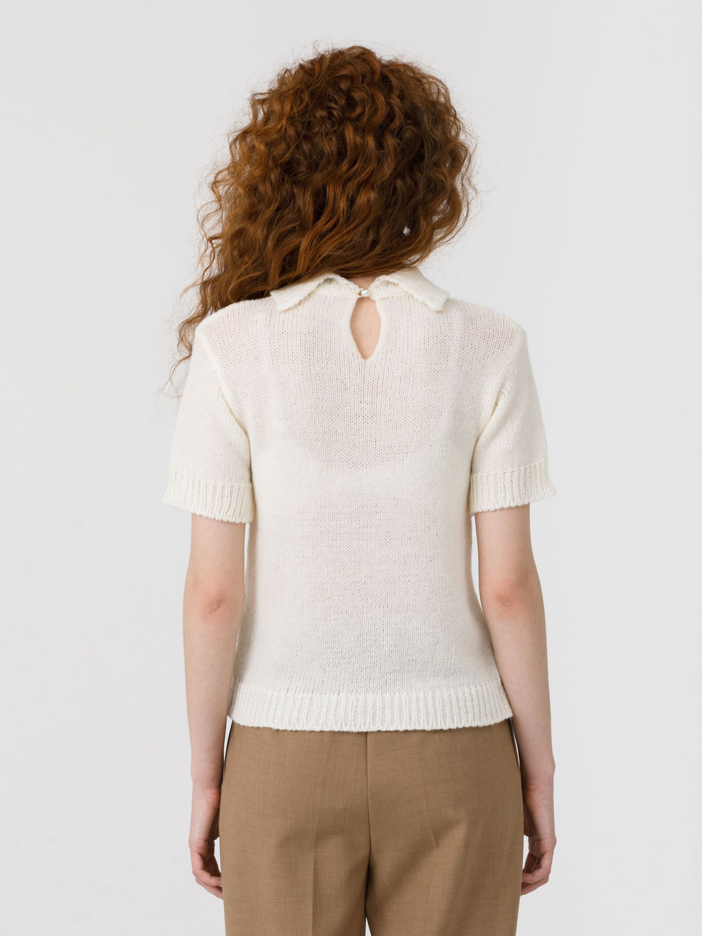 Блузка вязаная