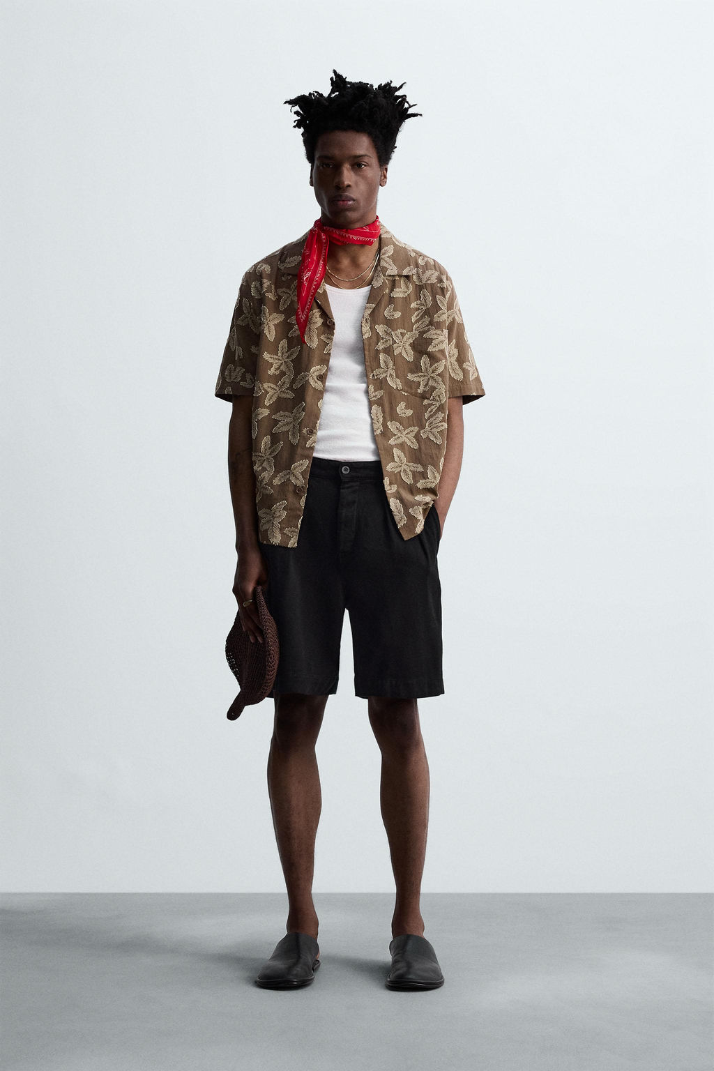 FLORAL JACQUARD SHIRT  OTIS KWAME KYE QUAICOE - Zara фото 9