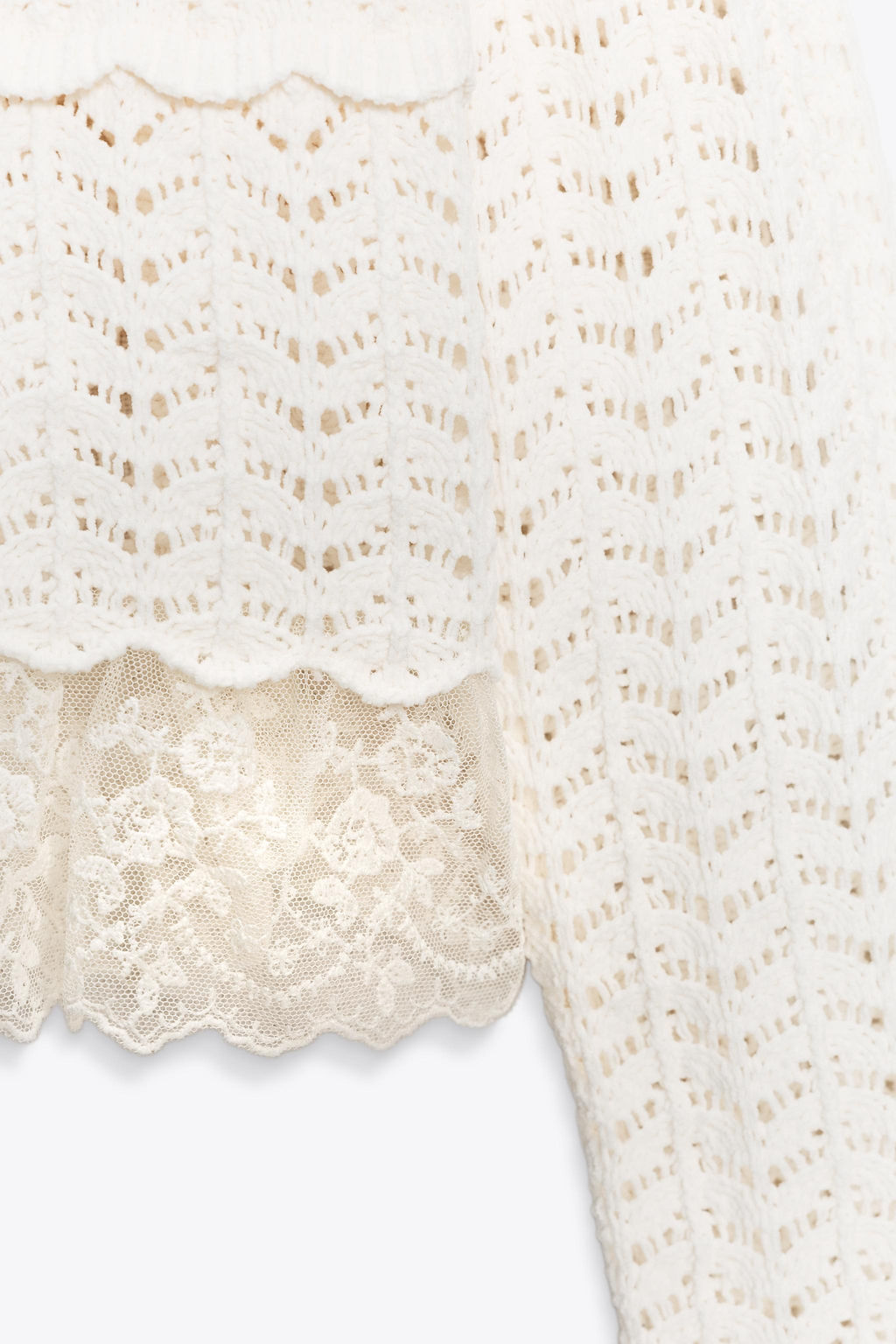 CHENILLE ROMANTIC CARDIGAN - Zara фото 9