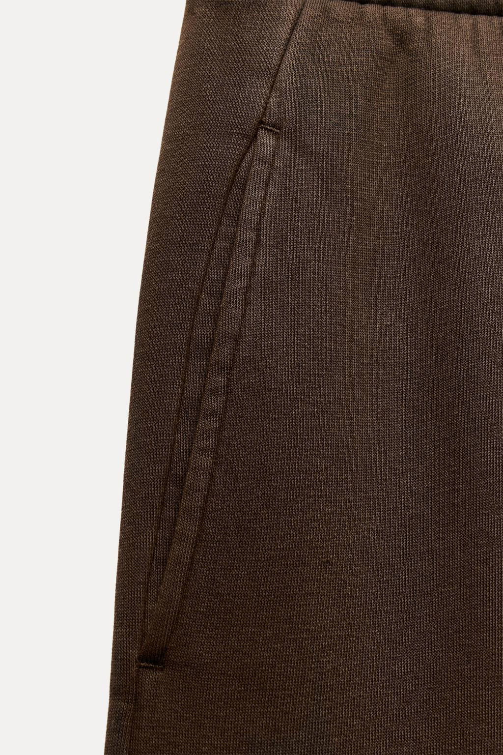 FADED WIDE-LEG TROUSERS - Zara фото 7