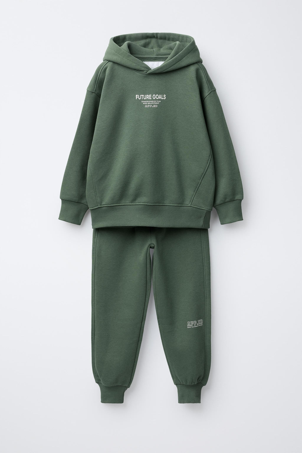 SLOGAN SWEATSHIRT AND JOGGERS SET