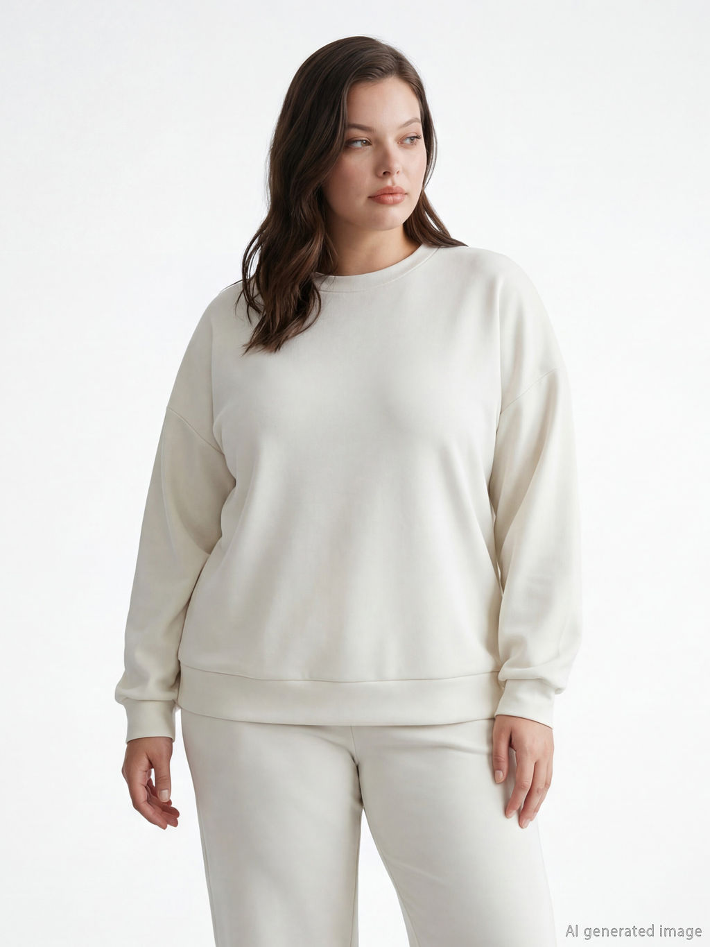 Soft Touch Oversize Kad?n Sweatshirt