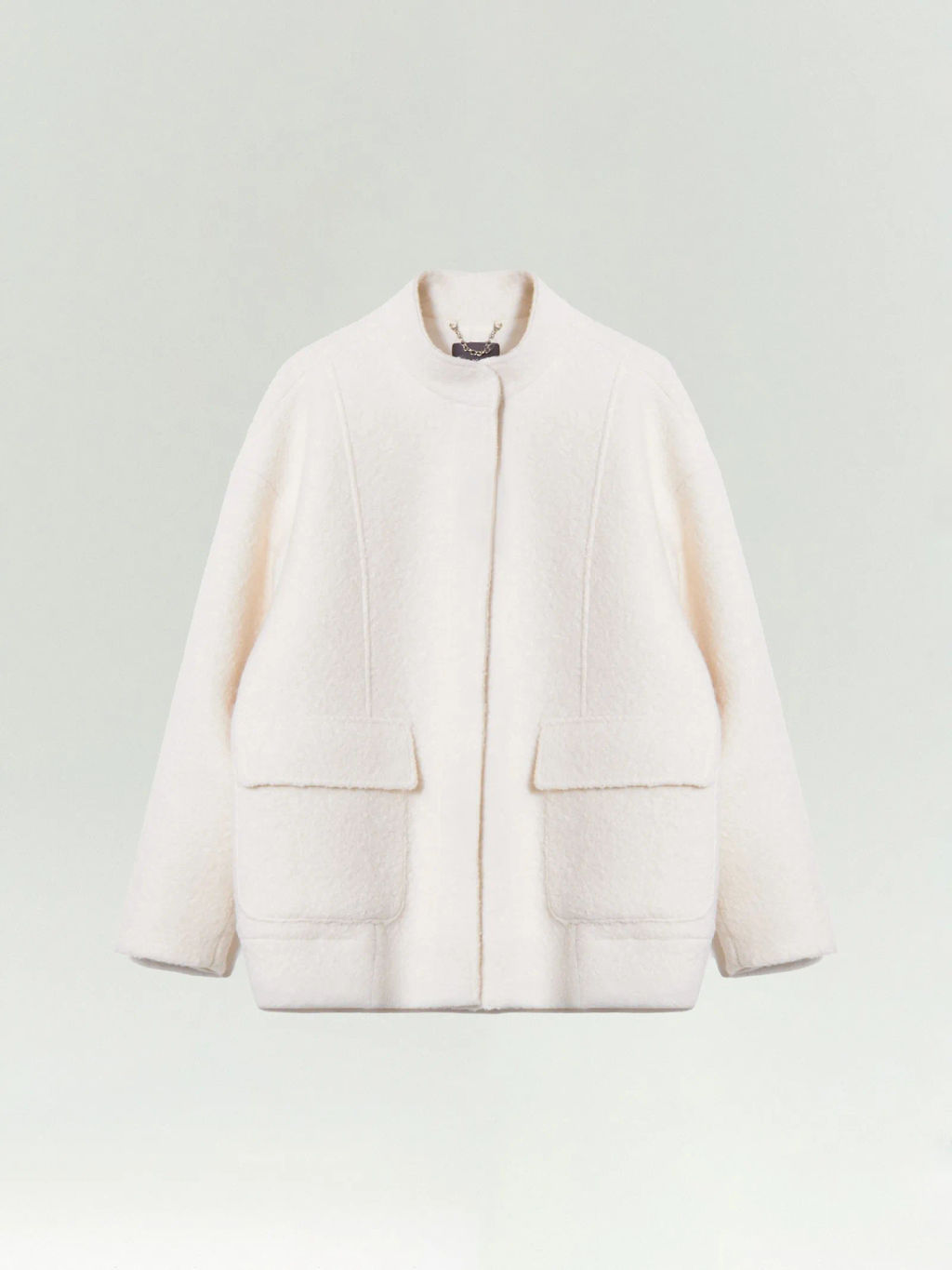 EMKA / Бомбер с накладными карманами из шерсти фото 8