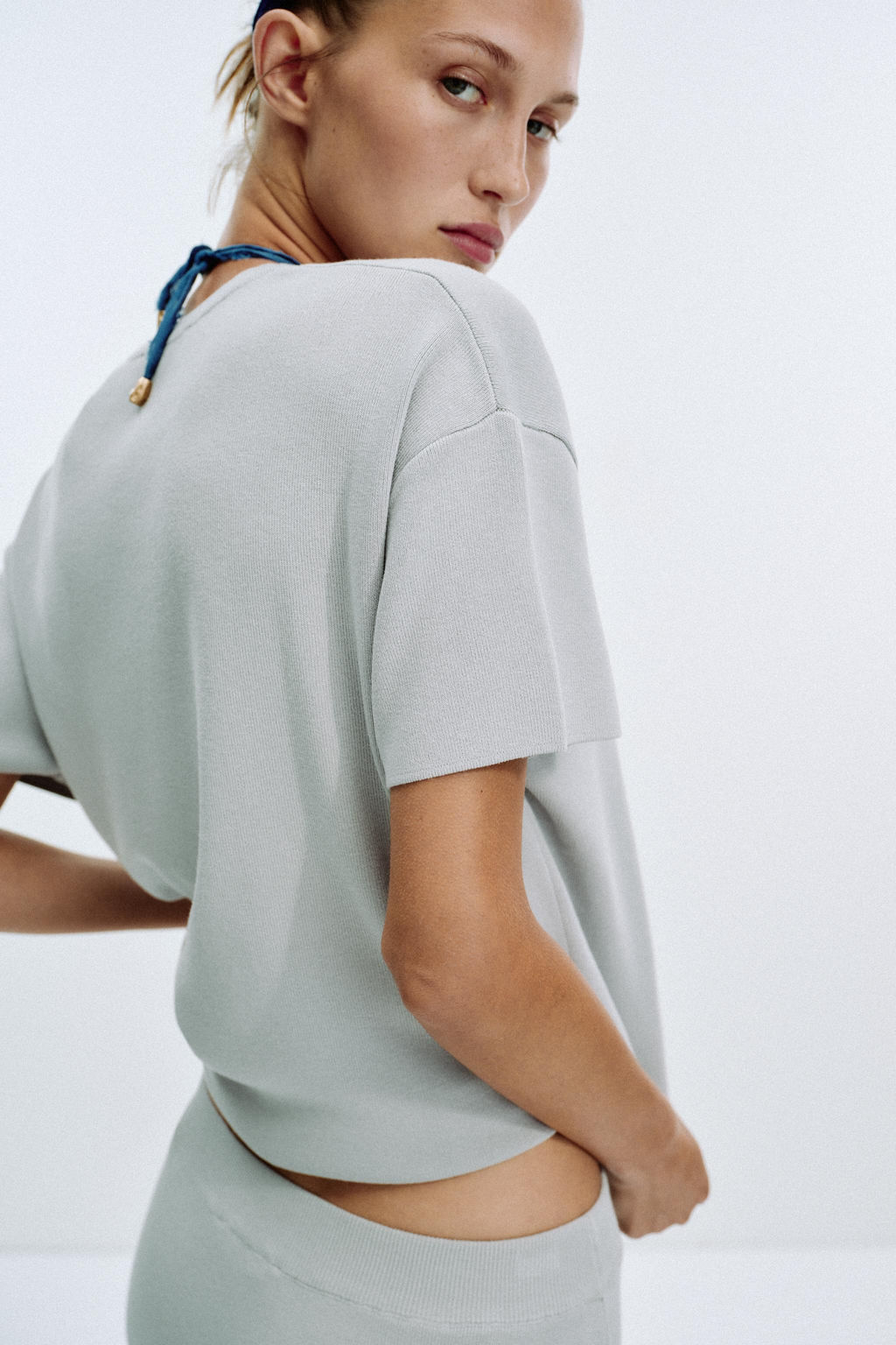 OVERSIZE PLAIN KNIT TOP - Zara фото 5