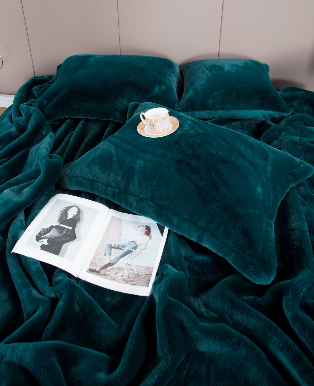 Покрывало декоративное Rabbit (изумруд) 220х240 - Kazanov.a. фото 4