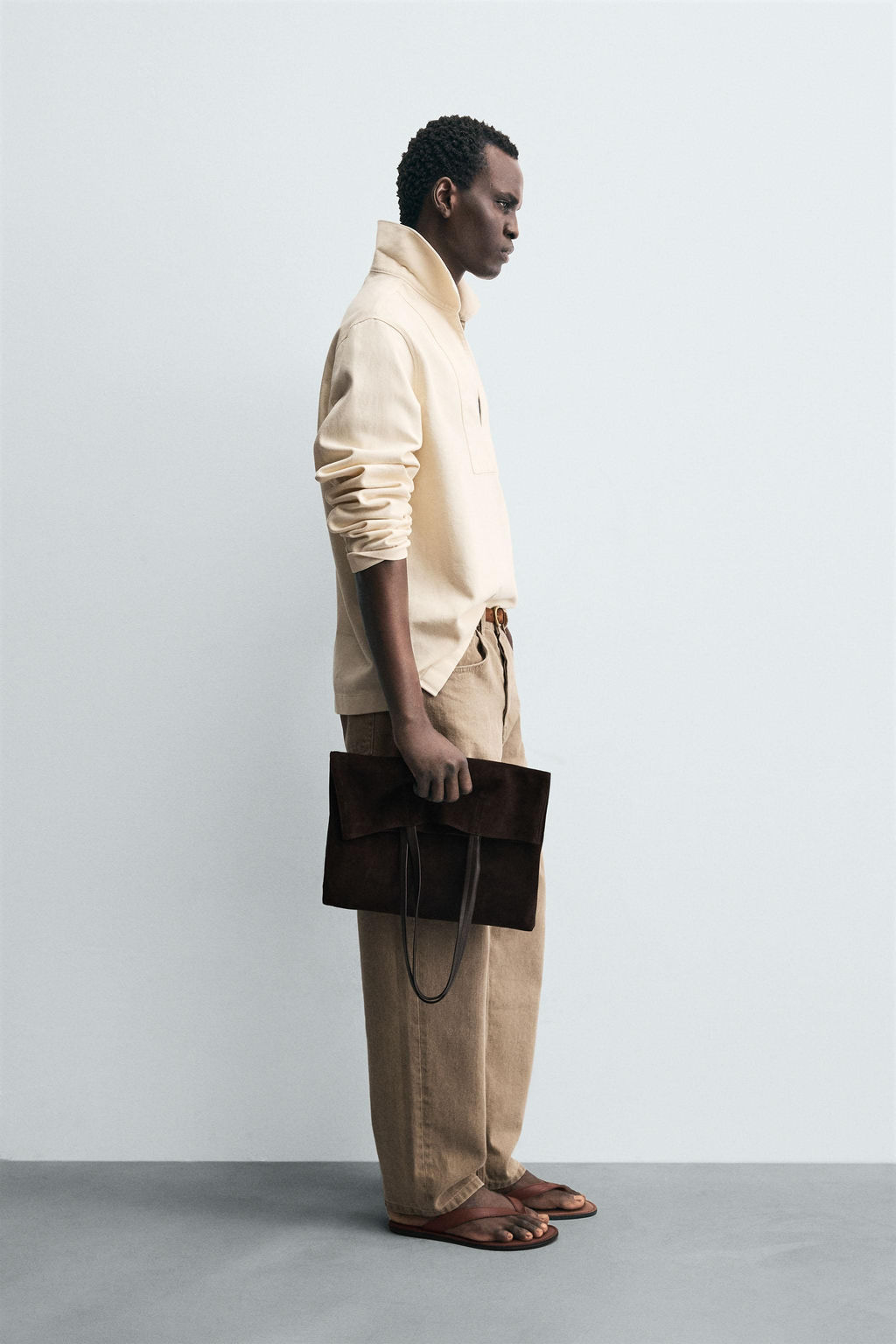 WASHED TEXTURED OVERSHIRT - Zara фото 4