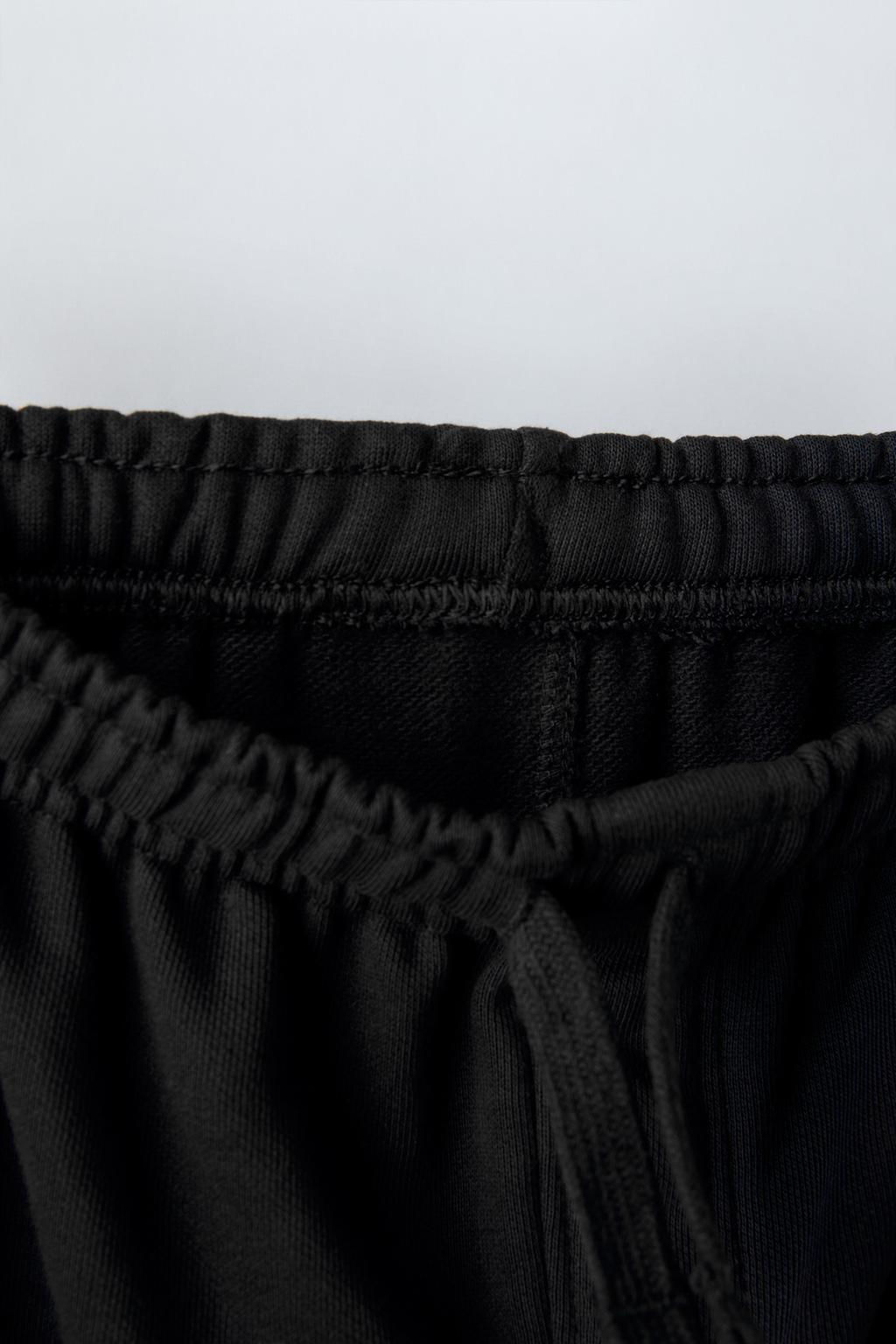 TROUSERS WITH EMBROIDERED SLOGAN - Zara фото 12