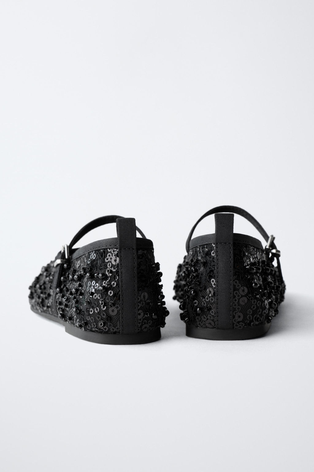 BALLERINAS WITH FAUX PEARL BUCKLE - Zara фото 14