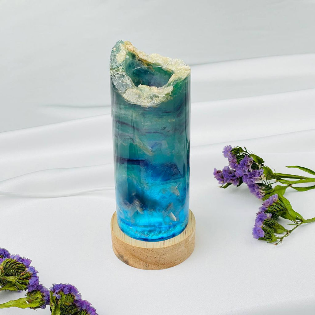 Лампа из Флюорита - Радуга самоцветов фото 3