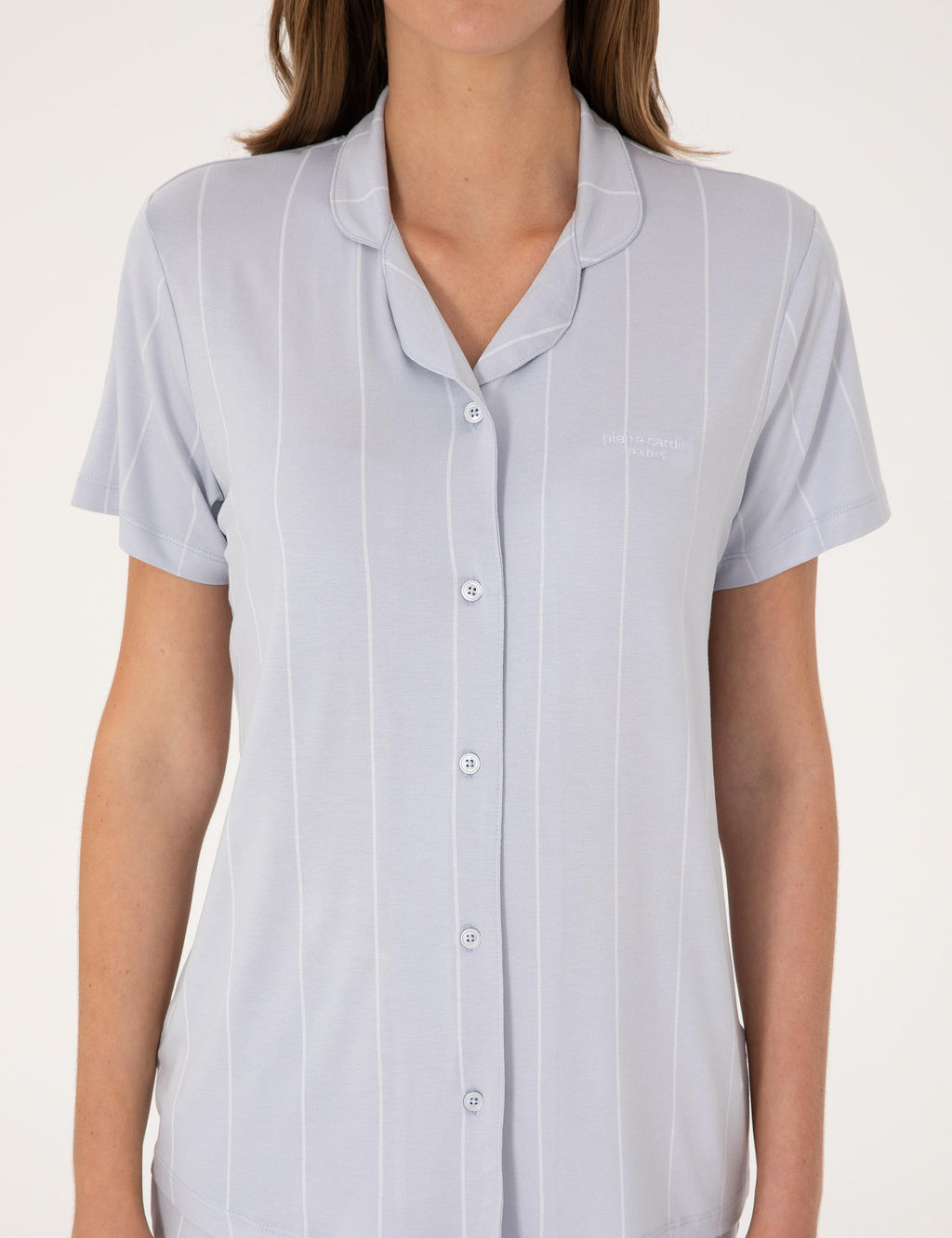 Mavi K_sakollu G_mlek Pijama Tak_m_