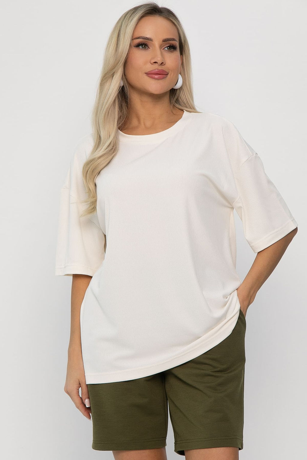 Футболка Аризона (молочная) Б13800-25М - Lt collection фото 8