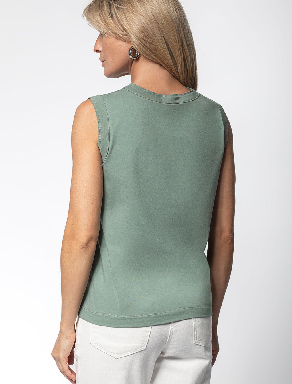 VILATTE / Топ из облегченного полотна с эластаном  фото 3