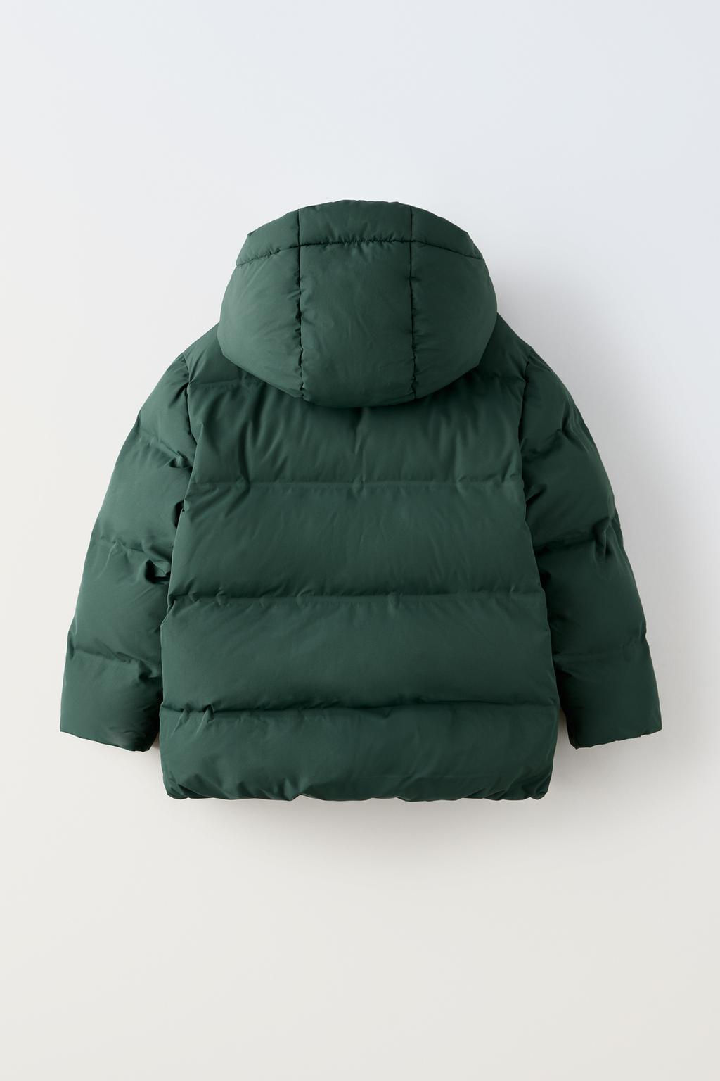WATER-REPELLENT DOWN JACKET WITH LABEL - Zara фото 16