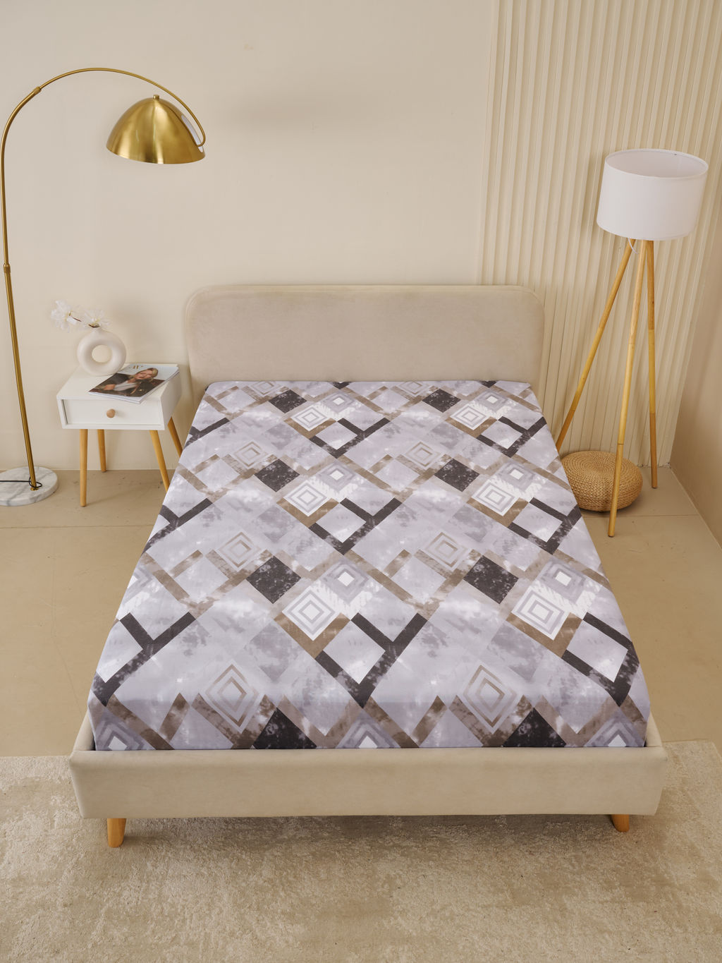 Простыня бязь люкс - Геометрия 150х215