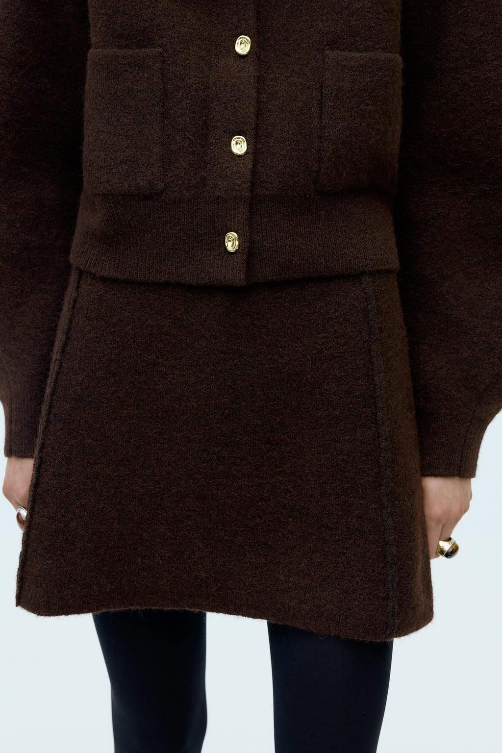 MINI SKIRT WITH SIDE SEAMS - Zara фото 2