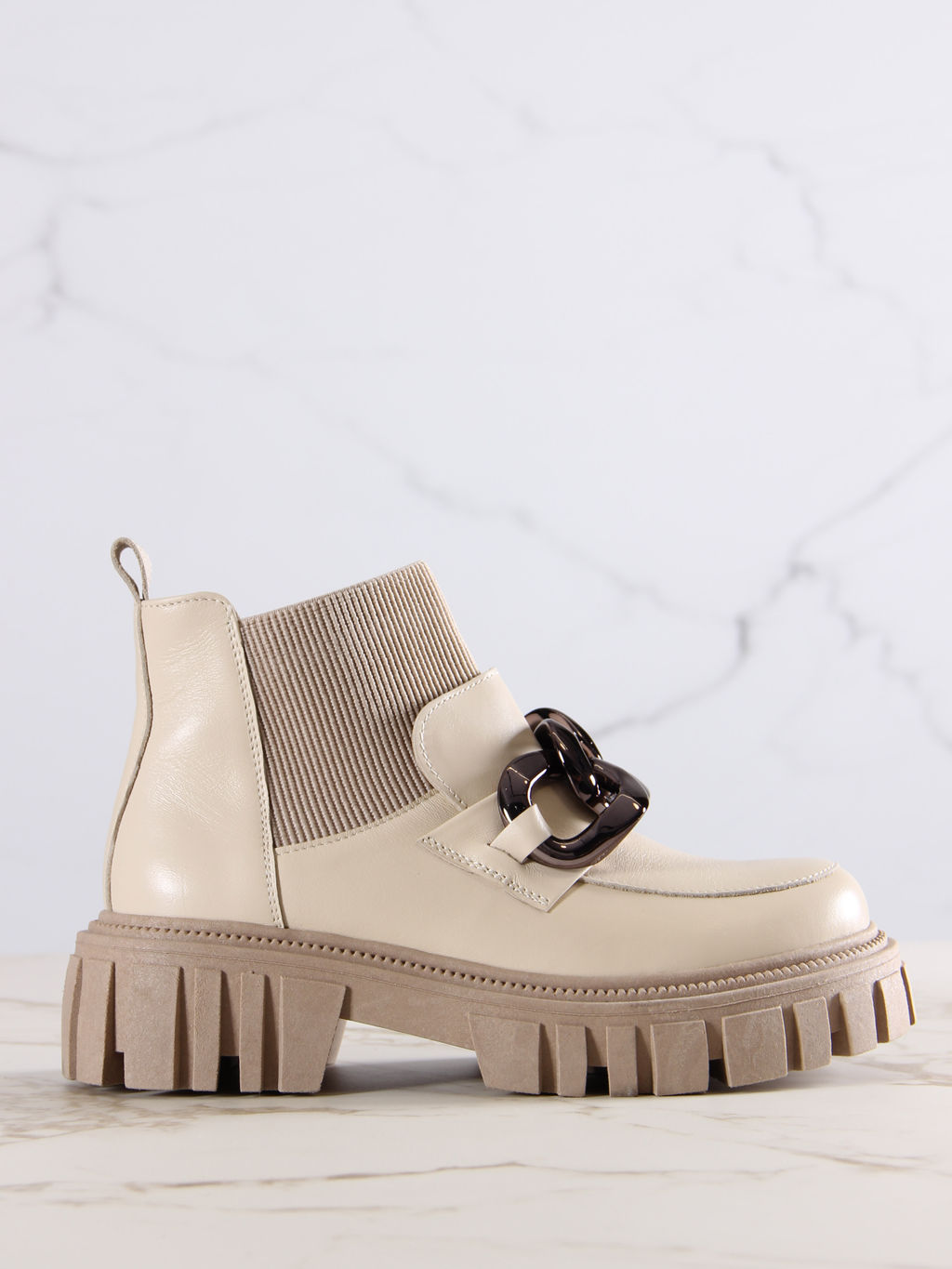 Ботинки EDART 348.21153be. beige/байка