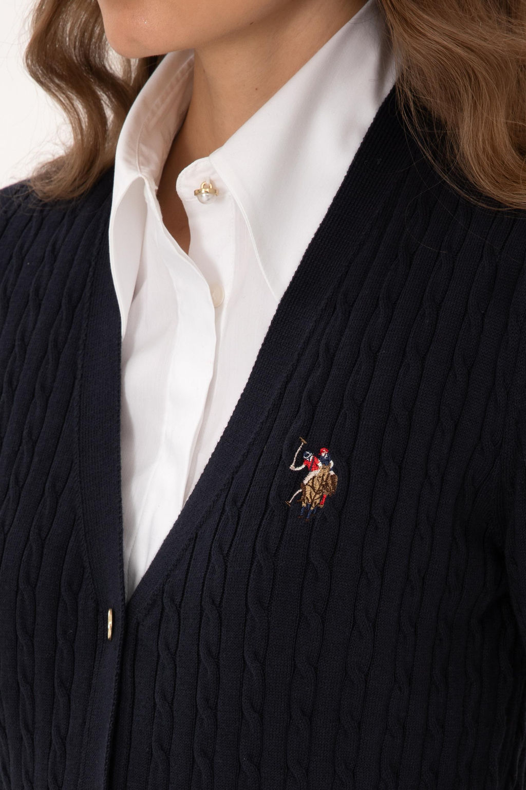 Kad_n Lacivert Basic Triko H_rka - U.s. polo assn фото 7