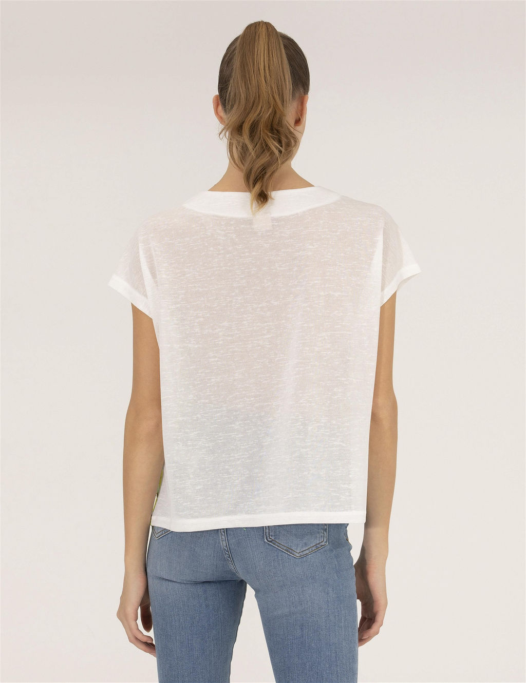 Beyaz Comfort Fit Ti__rt
