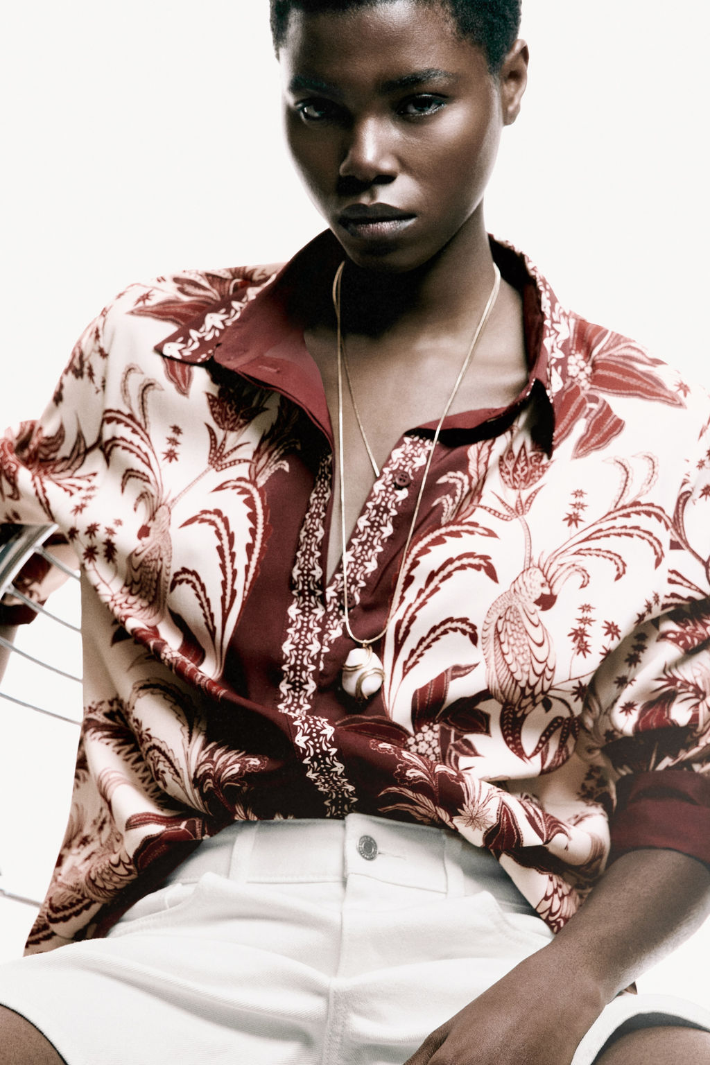 Camisa oversize estampada - H&m фото 5