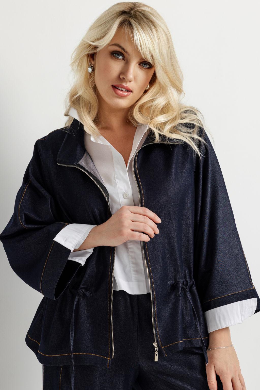 Жакет женский 4511/02/Синий, джинс