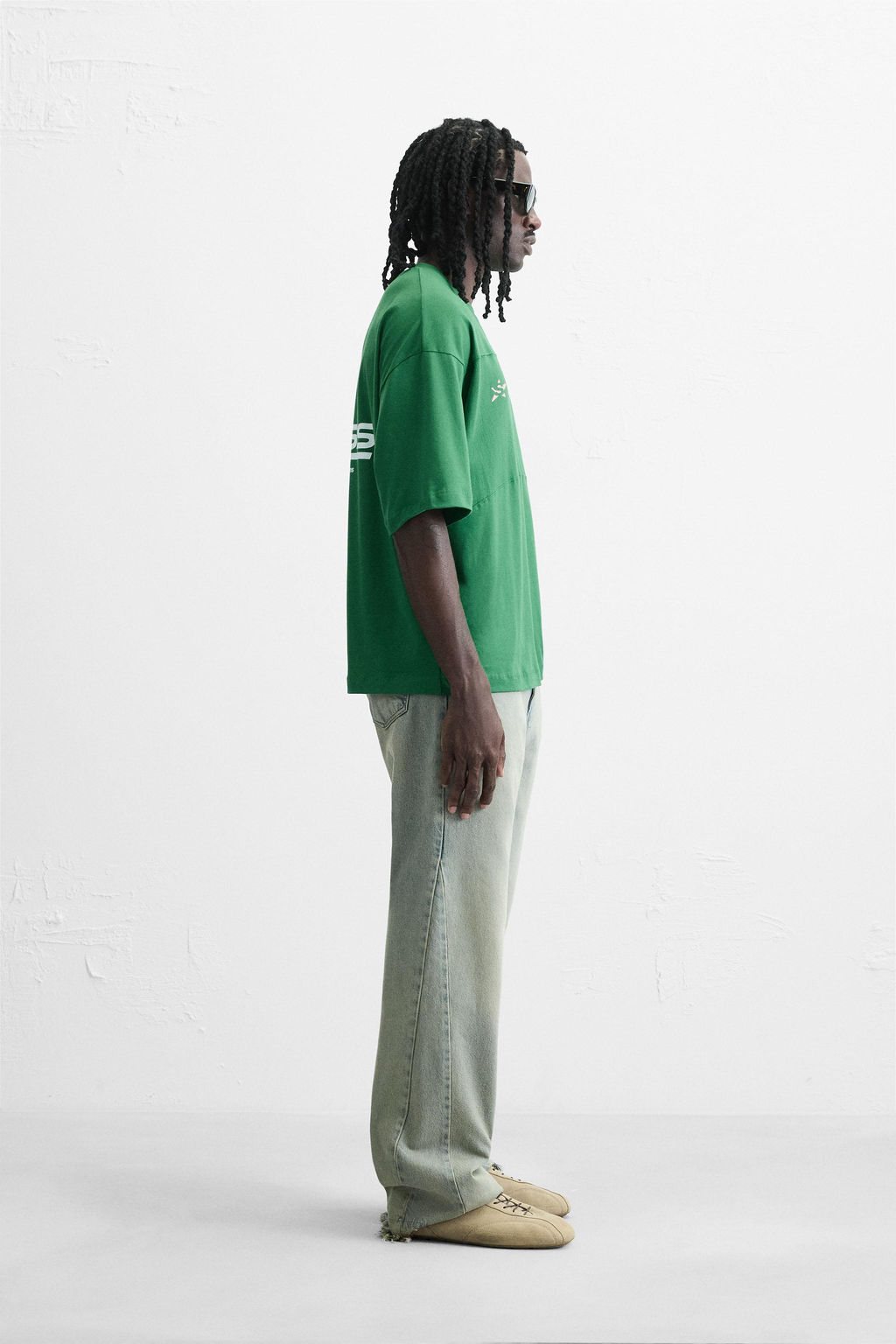 NET STRIPE T-SHIRT - Zara фото 4