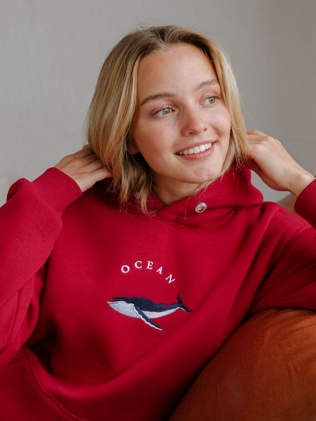 Толстовка женская Ocean Bordo - Captain's mate фото 14