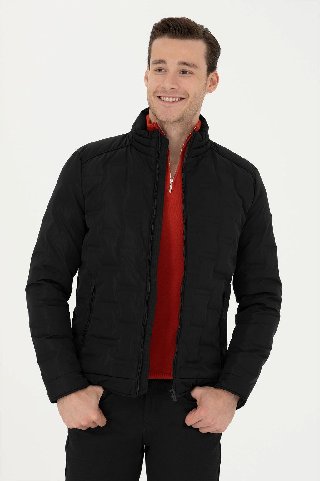 U. S. Polo Assn / Мужское черное пальто - U.s. polo assn фото 3