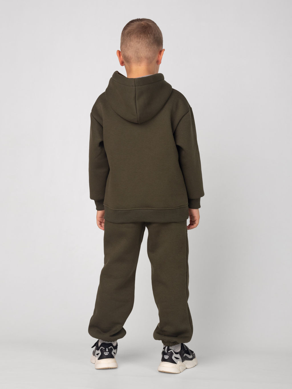 Костюм детский футер 3-х нитка начес пенье Бейби стайл ХАКИ 3 - Домтрик фото 8